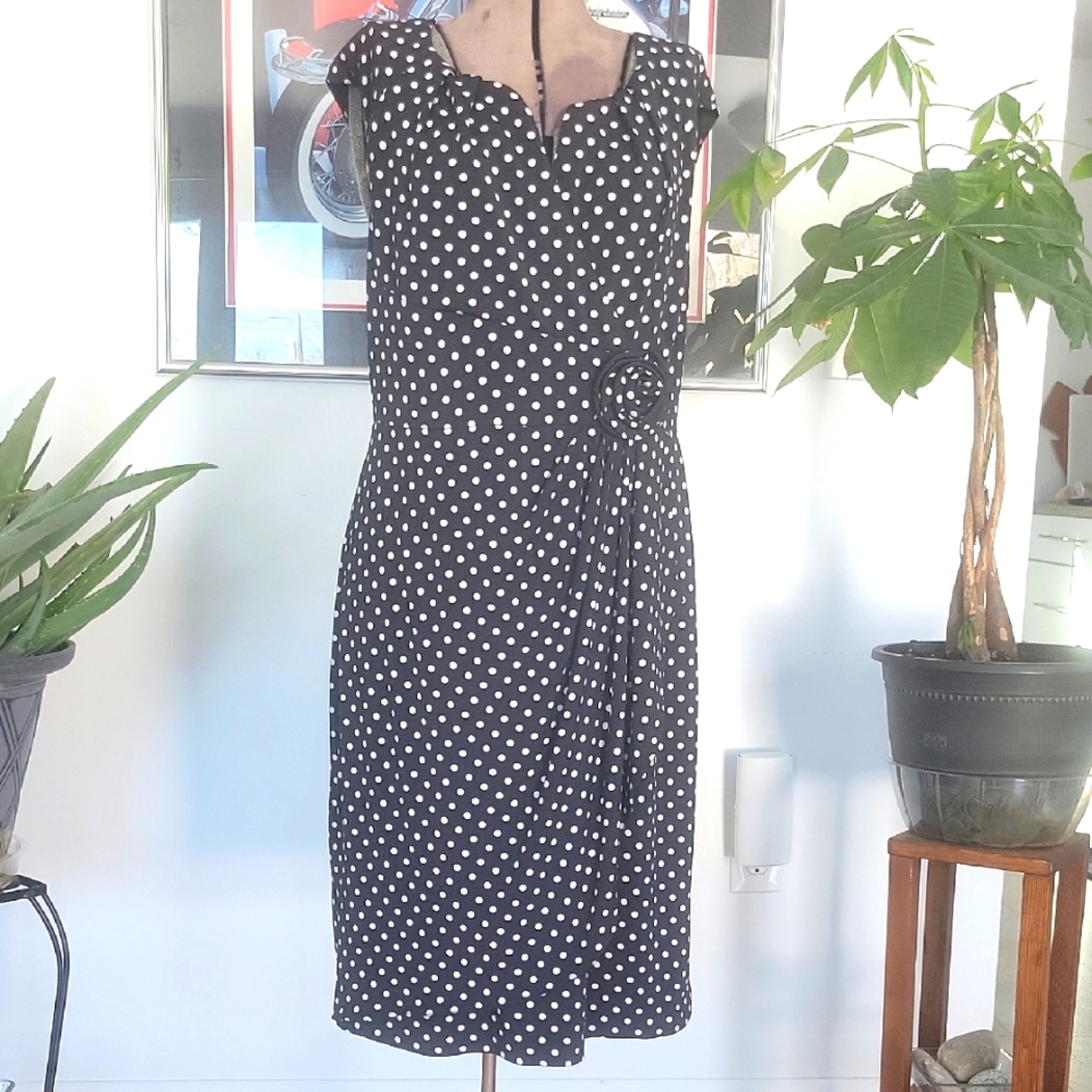 Adriana Papell Dress,14, Black